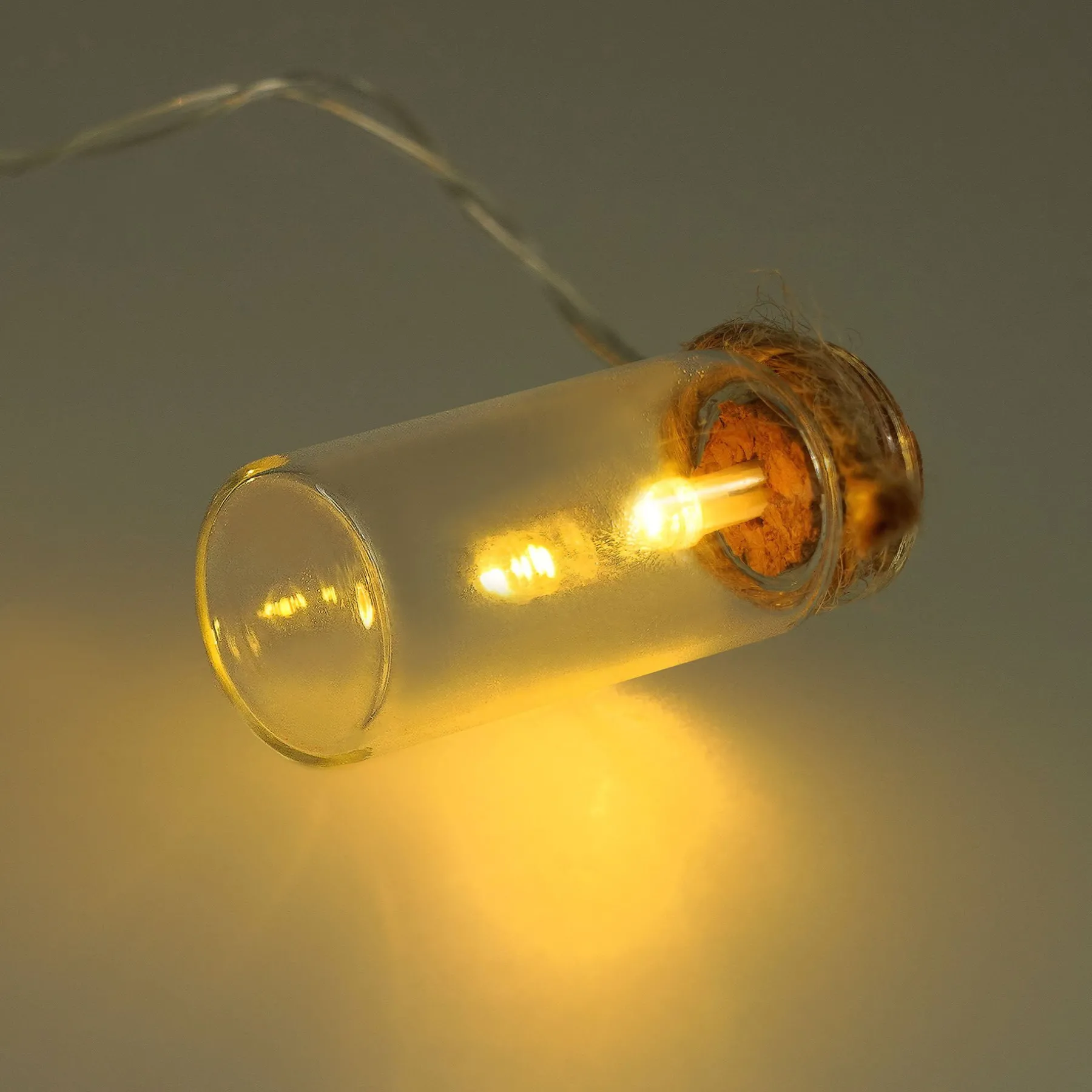 Legami Deko-Leuchten*LED-Lichterkette mit Glasgefäßen
