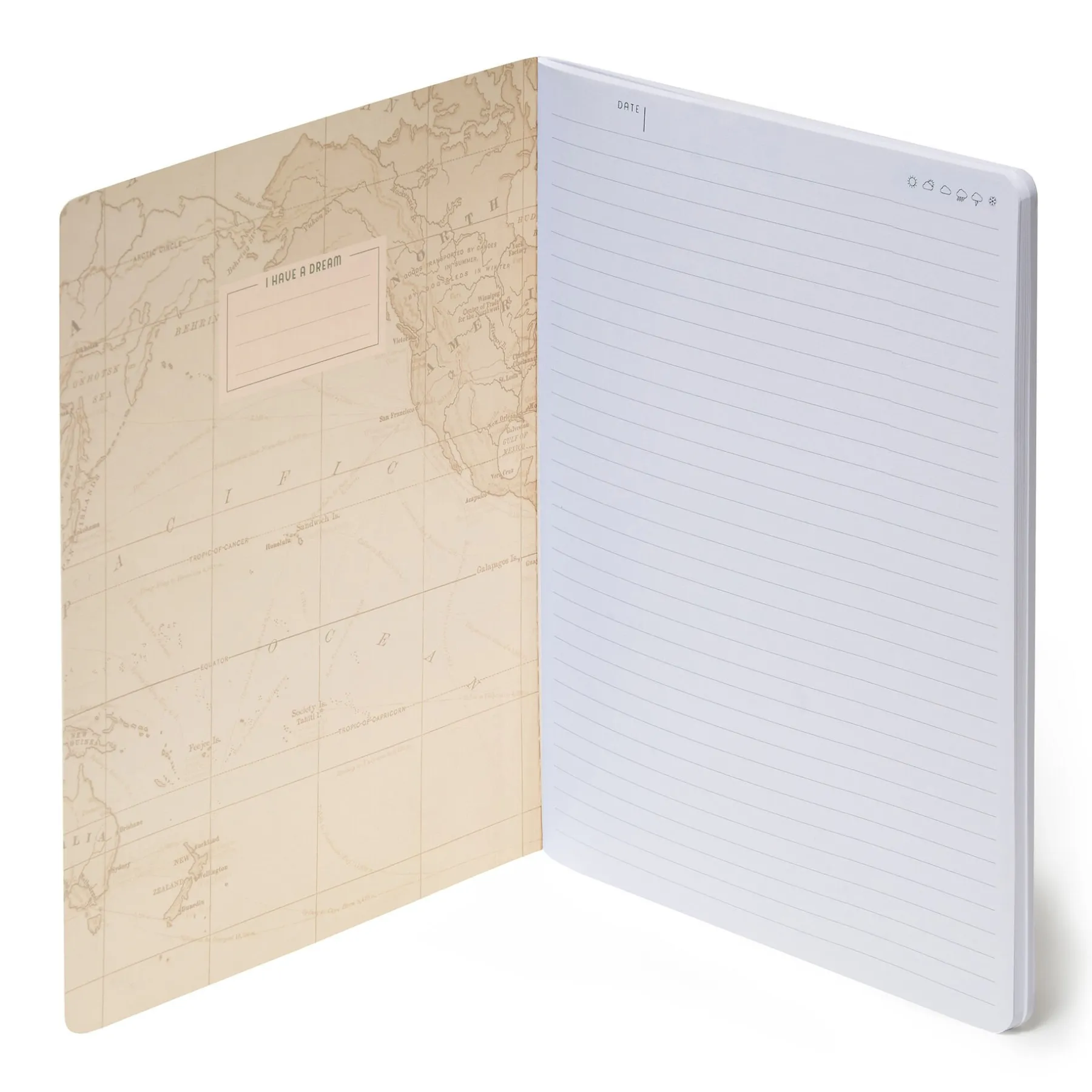 Legami Linierte Hefte*Liniertes Notizbuch - Large - B5-Format