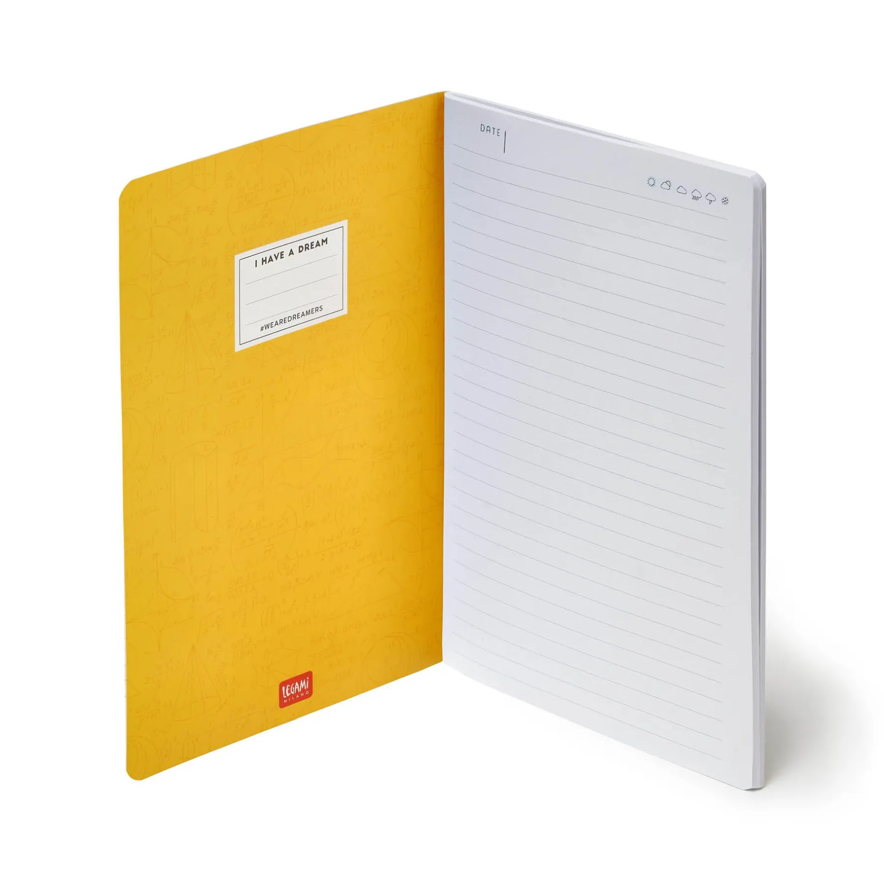 Legami Linierte Hefte*Liniertes Notizbuch - Medium - A5-Format