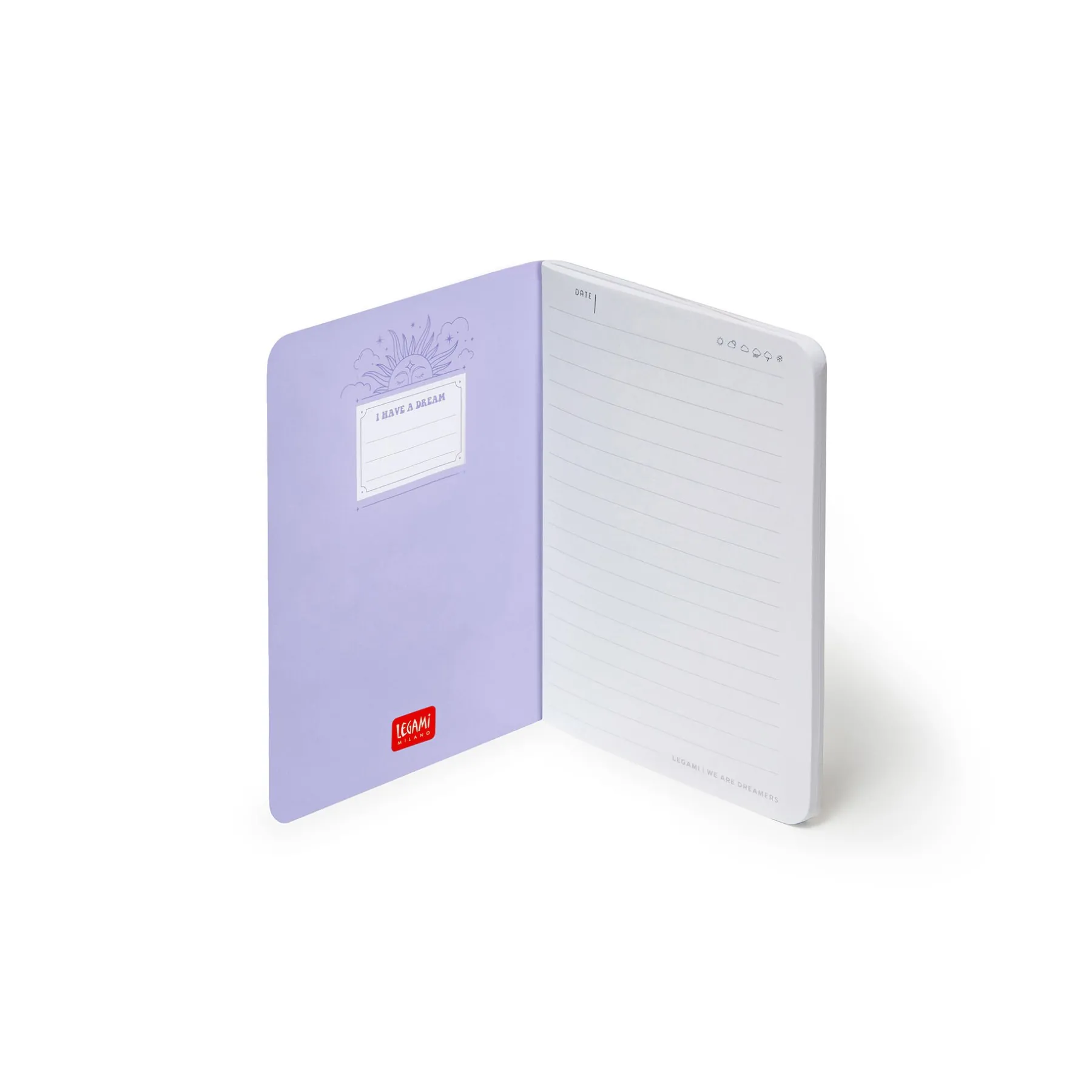 Legami Linierte Hefte*Liniertes Notizbuch - Small - A6-Format