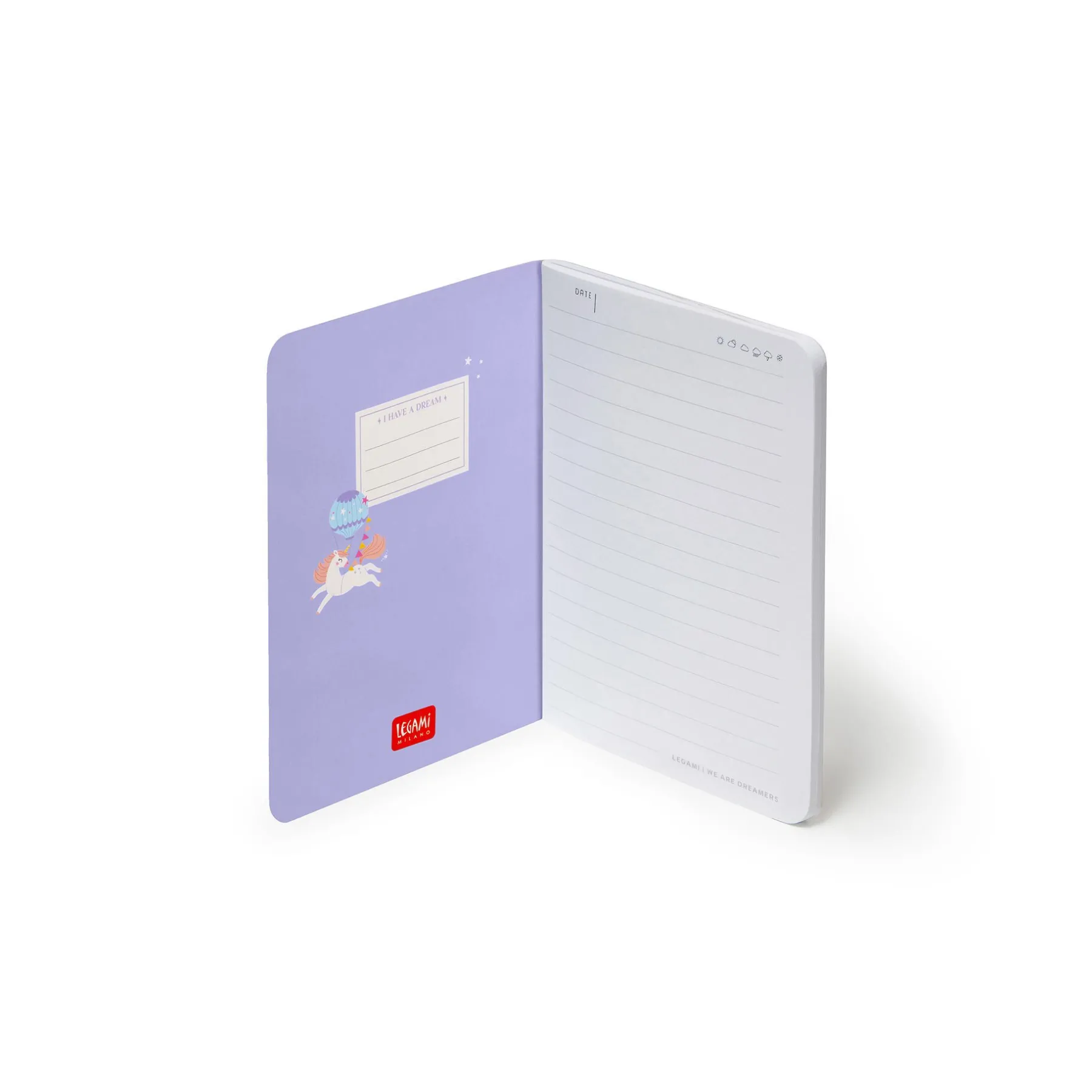 Legami Linierte Hefte*Liniertes Notizbuch - Small - A6-Format
