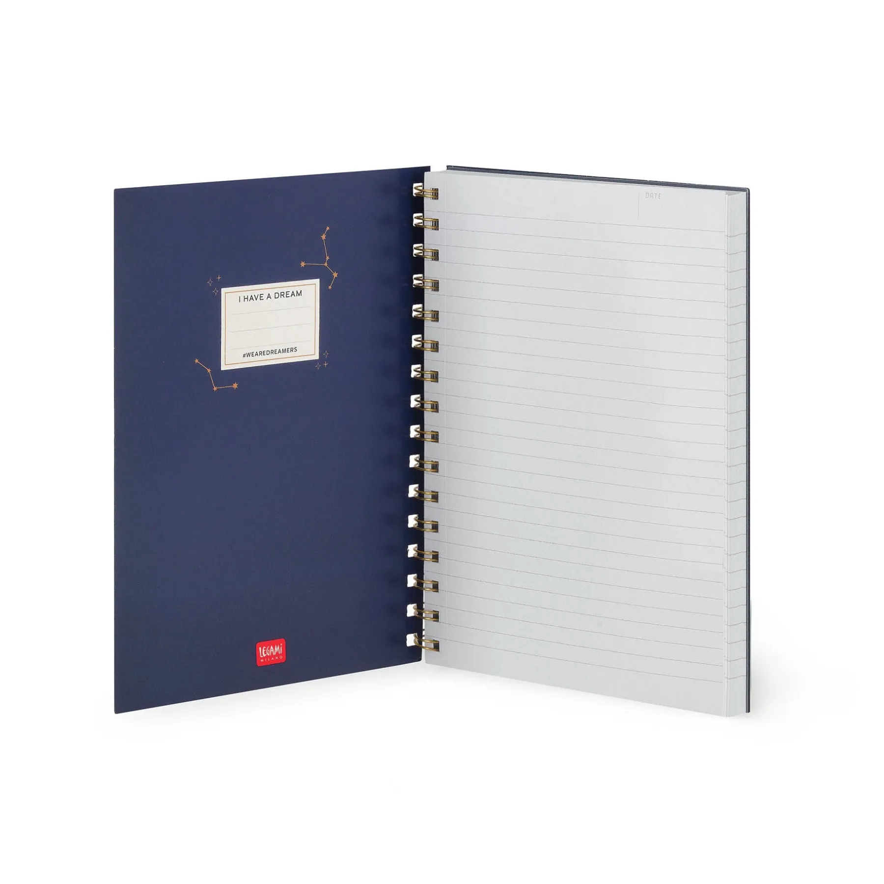 Legami Linierte Hefte*Liniertes Notizbuch -Large - Spiralbindung - A5-Format