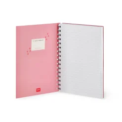Legami Linierte Hefte*Liniertes Notizbuch -Large - Spiralbindung - A5-Format