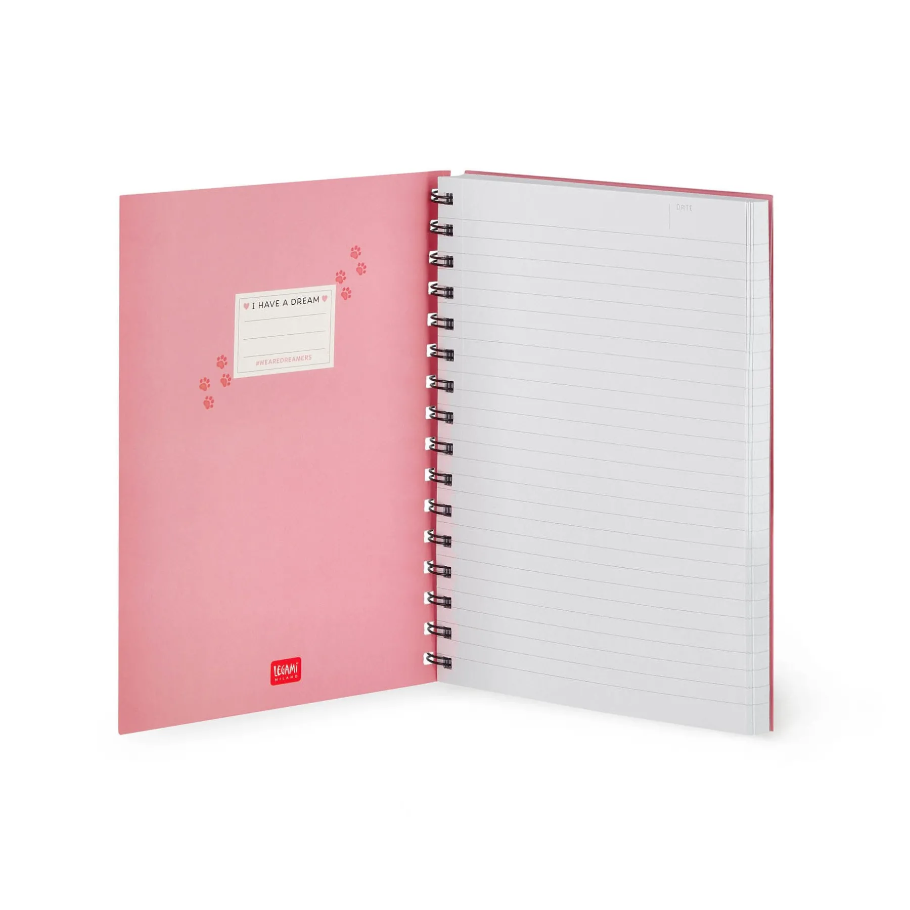 Legami Linierte Hefte*Liniertes Notizbuch -Large - Spiralbindung - A5-Format