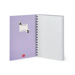 Legami Linierte Hefte*Liniertes Notizbuch -Large - Spiralbindung - A5-Format