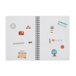 Legami Linierte Hefte*Liniertes Notizbuch -Large - Spiralbindung - A5-Format