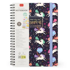 Legami Linierte Hefte*Liniertes Notizbuch -Large - Spiralbindung - A5-Format