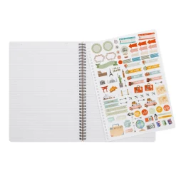 Legami Linierte Hefte*Liniertes Notizbuch -Maxi - Spiralbindung - A5-Format