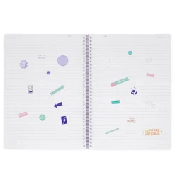 Legami Linierte Hefte*Liniertes Notizbuch -Maxi - Spiralbindung - A5-Format