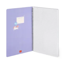 Legami Linierte Hefte*Liniertes Notizbuch -Maxi - Spiralbindung - A5-Format