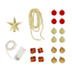 Legami Party-Accessoires*Mini Weihnachtsbaum Mit Schmuck