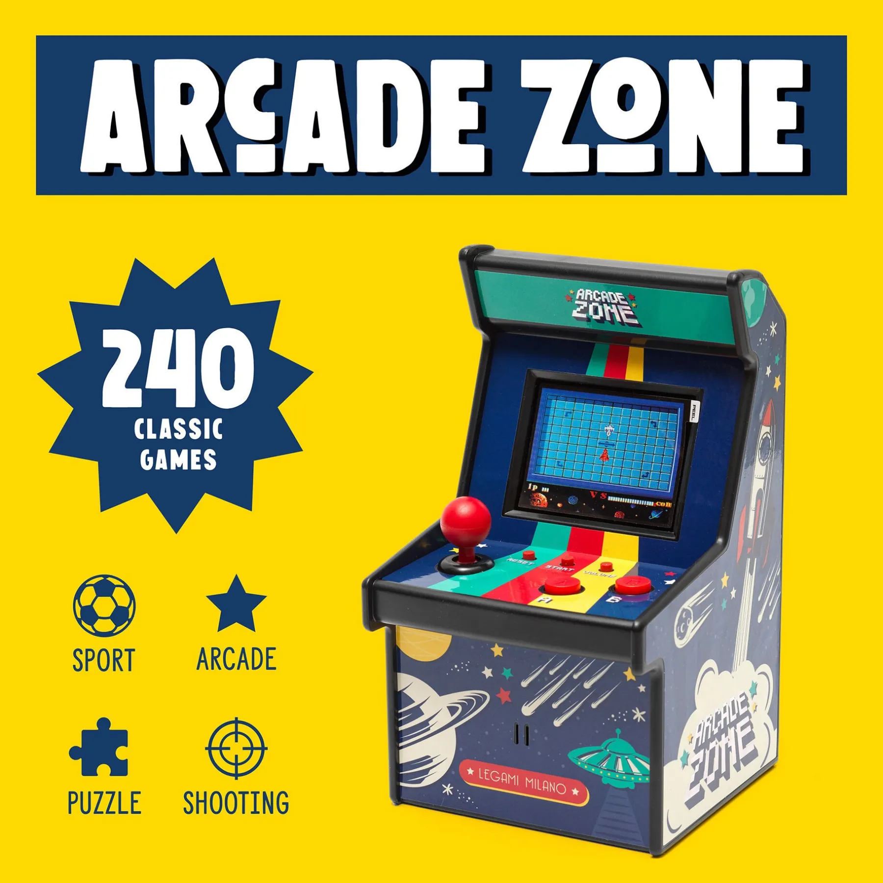 Legami Arcade*Mini-Arcade-Videospiel - Arcade Zone