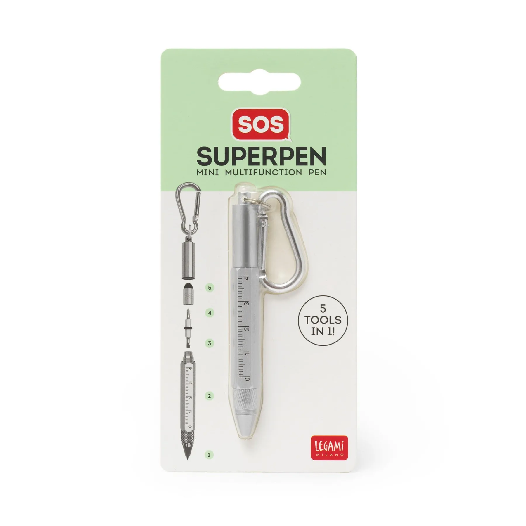 Legami Weitere Accessoires*Mini-Multifunktionsstift - SOS Superpen