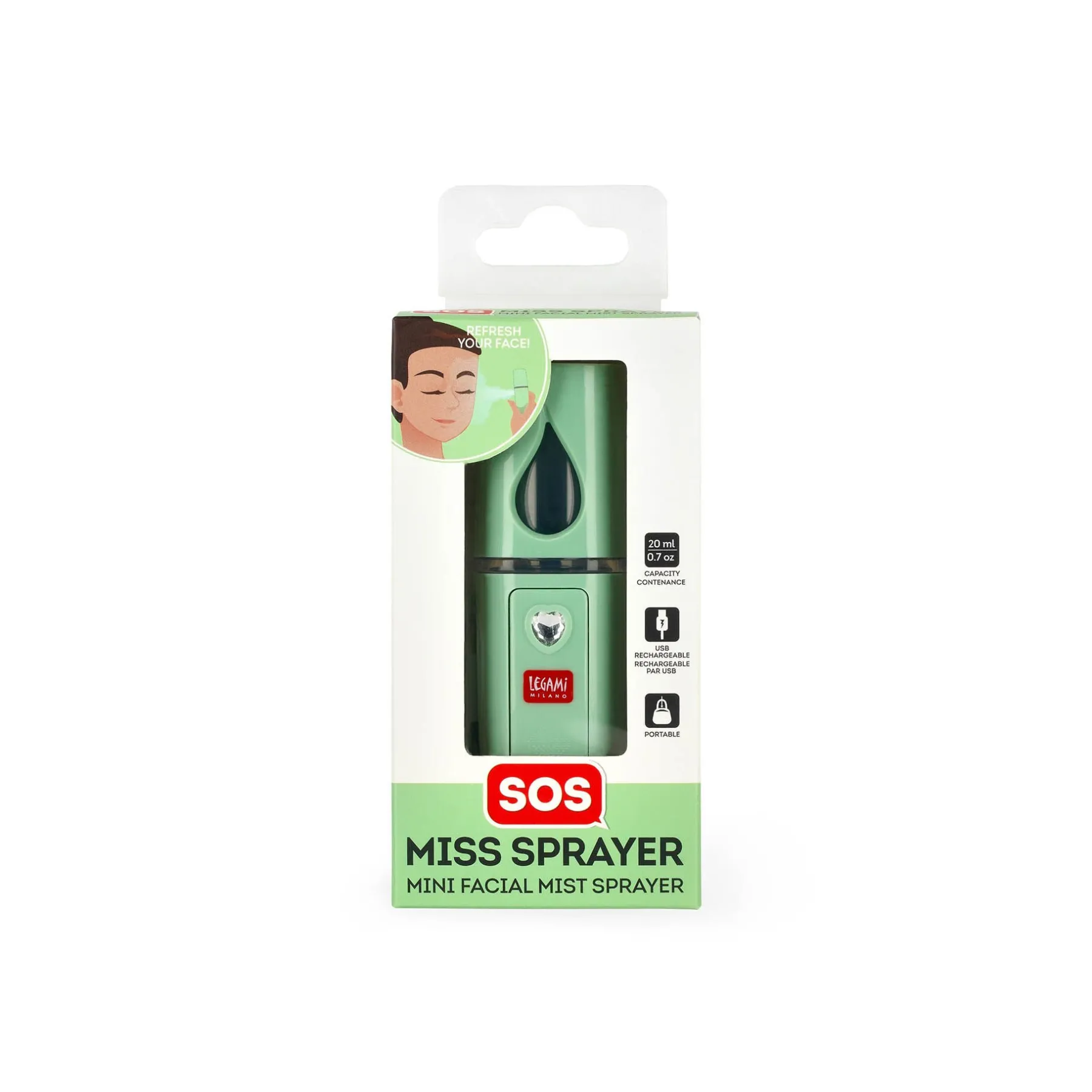 Legami Weitere Accessoires|Gesicht Und Körper*Mini-Zerstäuber für das Gesicht