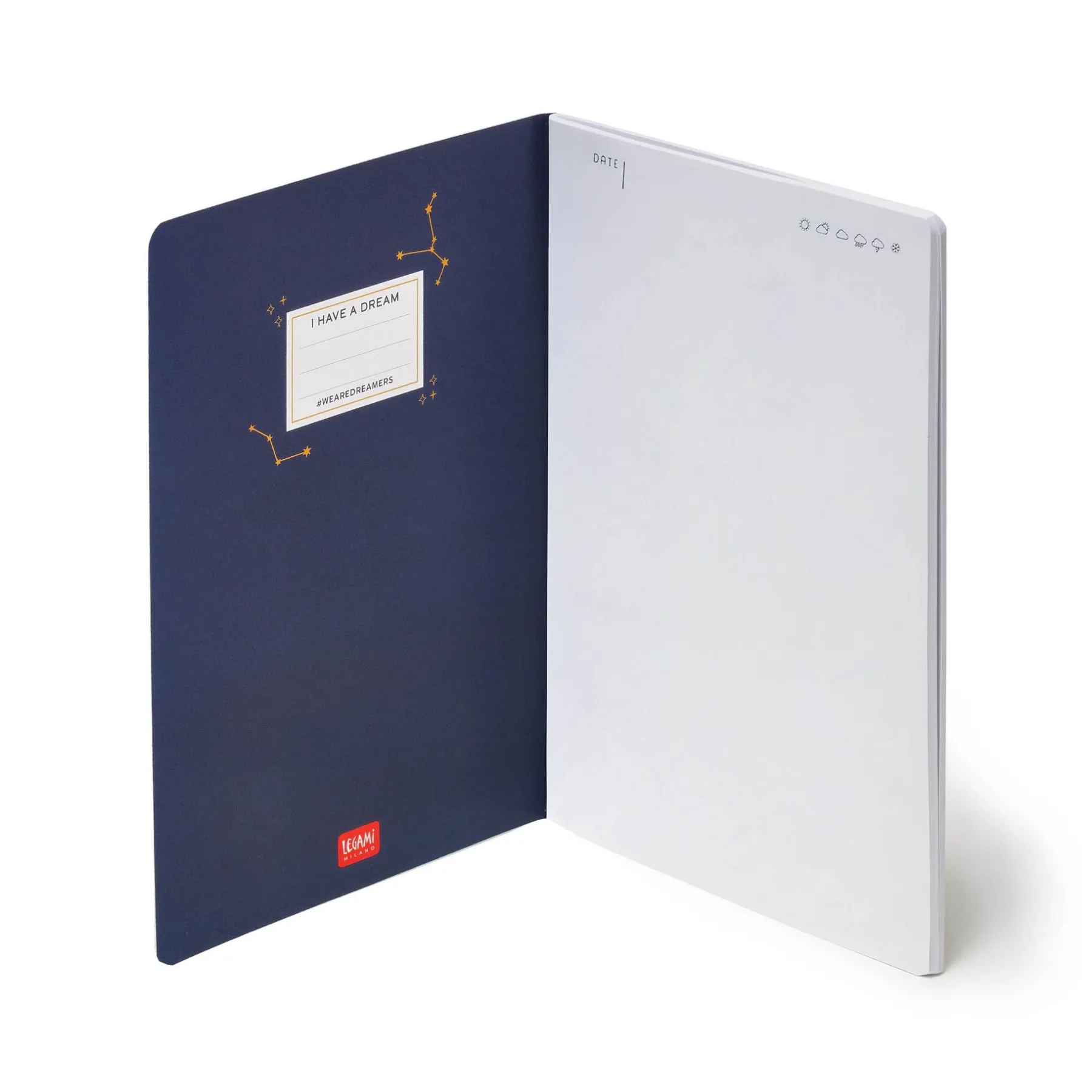 Legami Blanko-Hefte*Notizbuch - Blankopapier - Medium - A5-Format