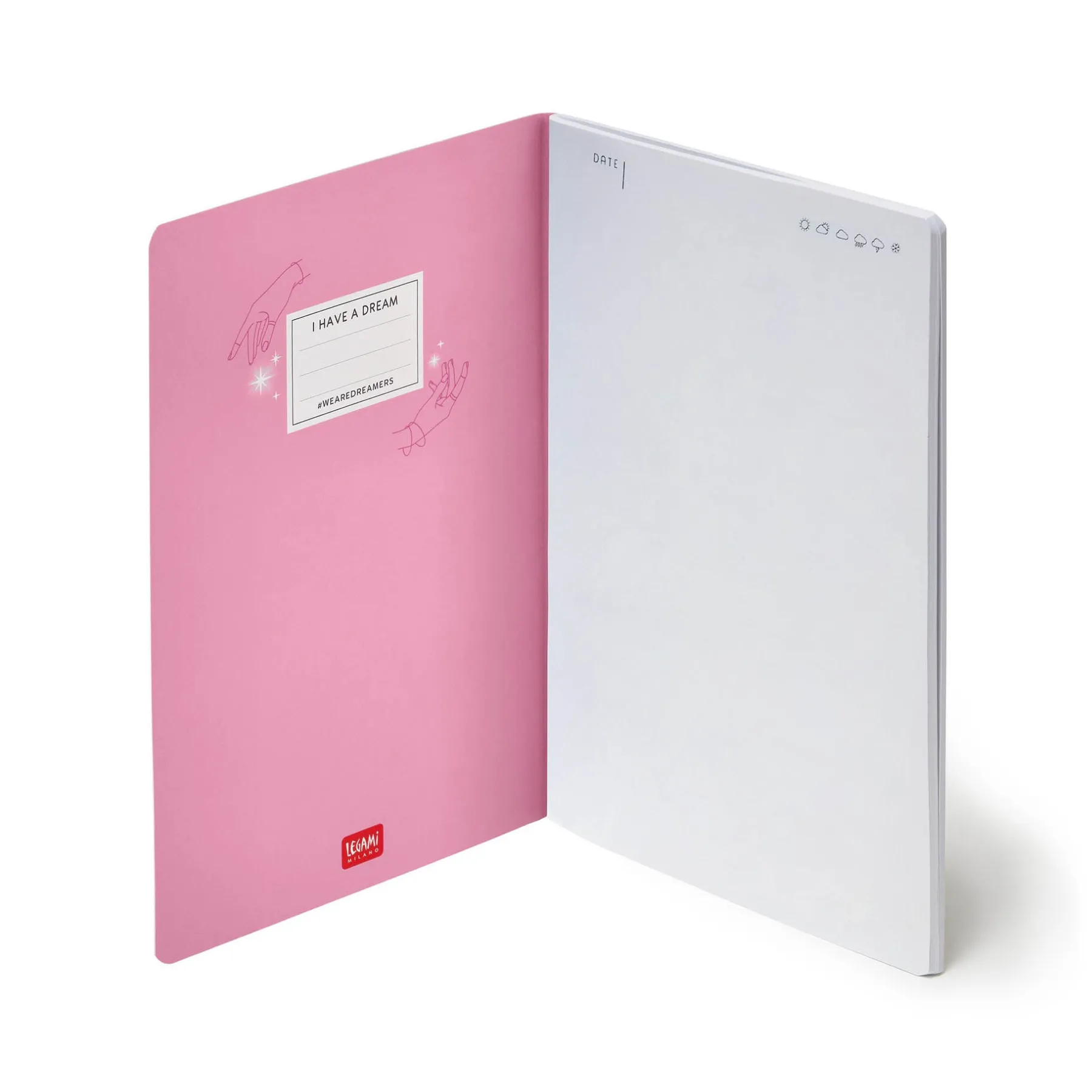 Legami Blanko-Hefte*Notizbuch - Blankopapier - Medium - A5-Format