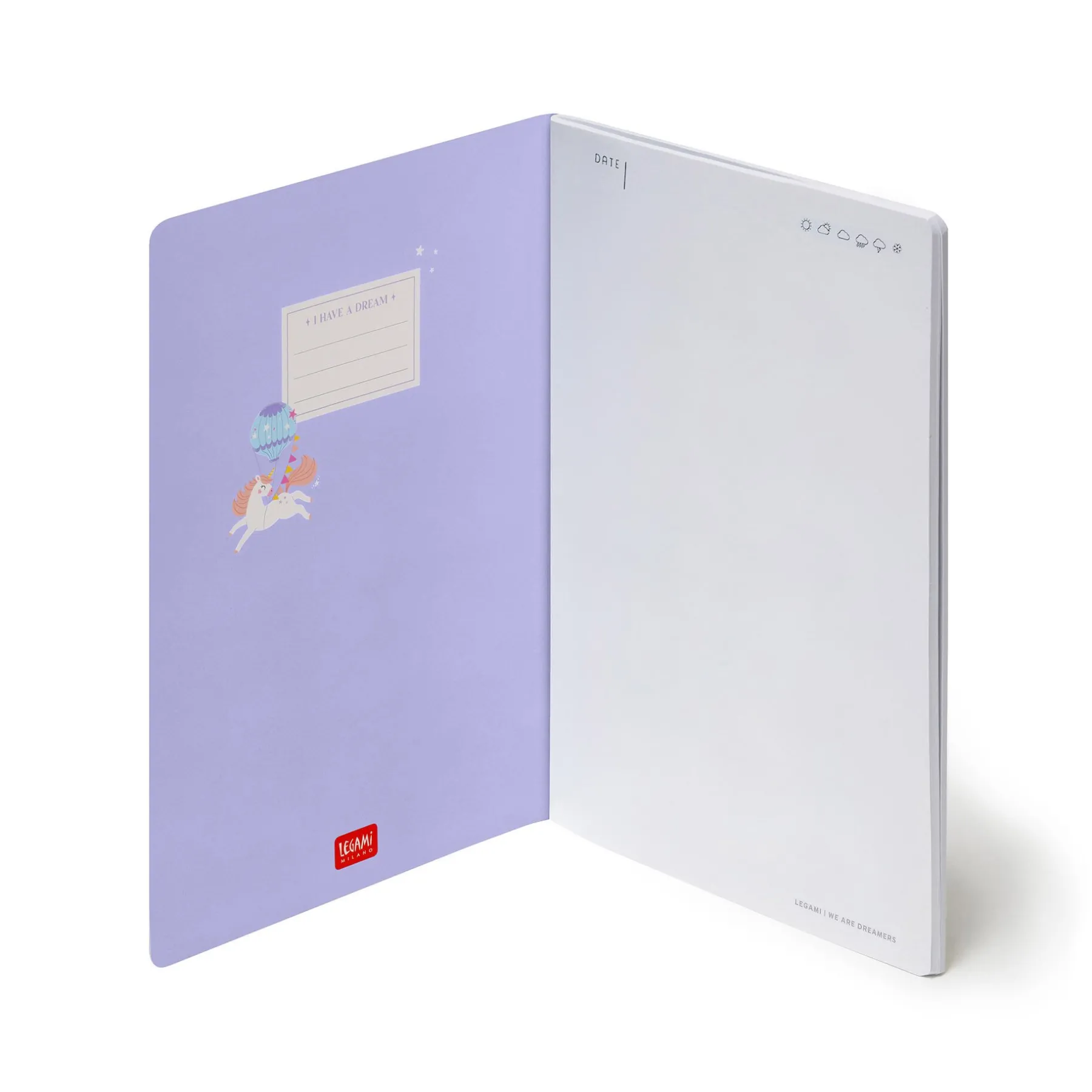Legami Blanko-Hefte*Notizbuch - Blankopapier - Medium - A5-Format
