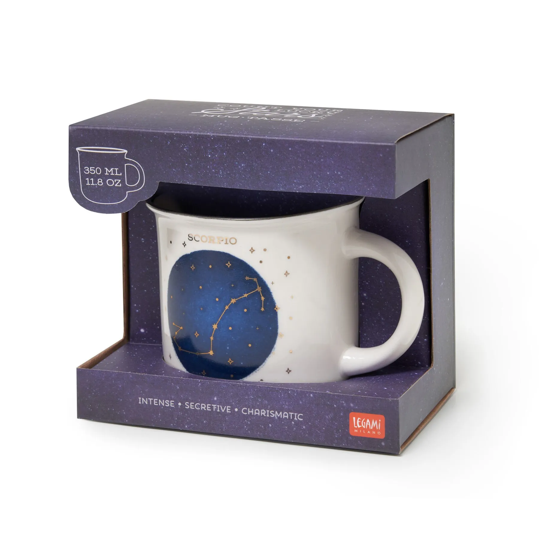 Legami Kaffeebecher*Porzellantasse - Count Your Lucky Stars