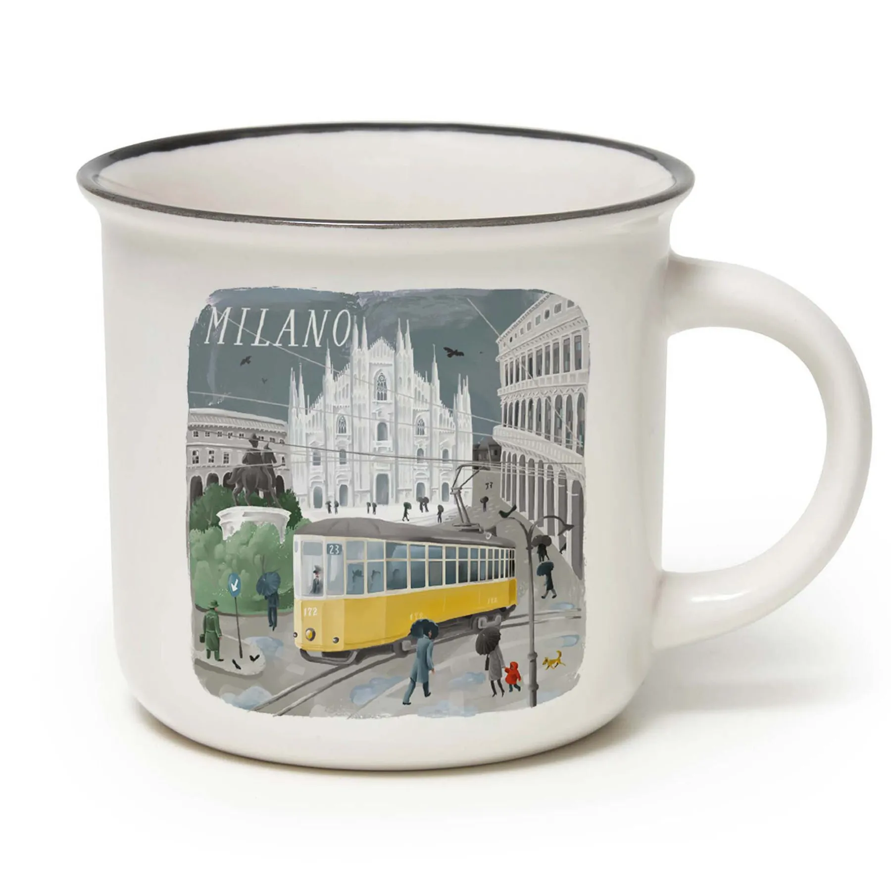 Legami Kaffeebecher*Porzellantasse - Cup-Puccino - World Cities Collection