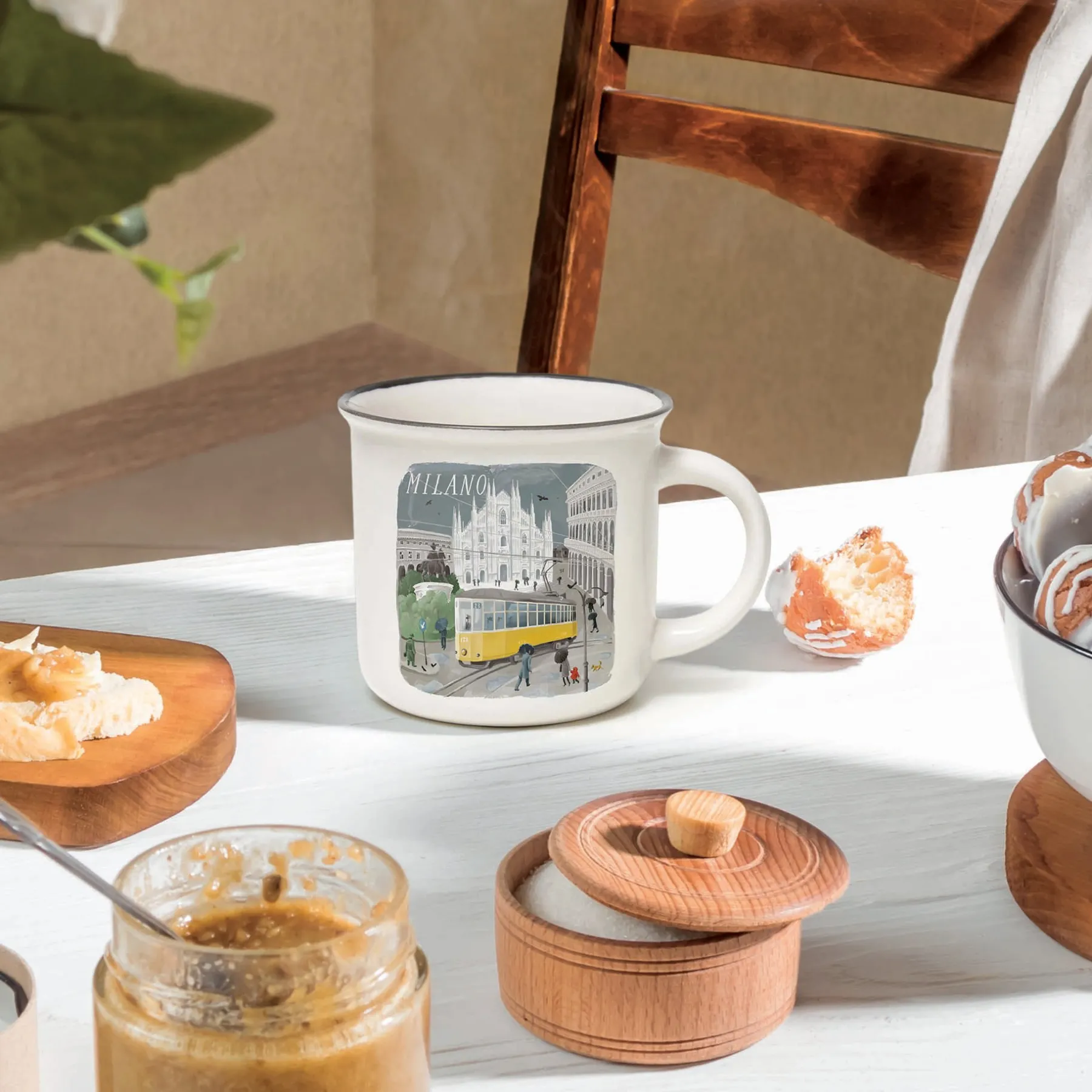 Legami Kaffeebecher*Porzellantasse - Cup-Puccino - World Cities Collection