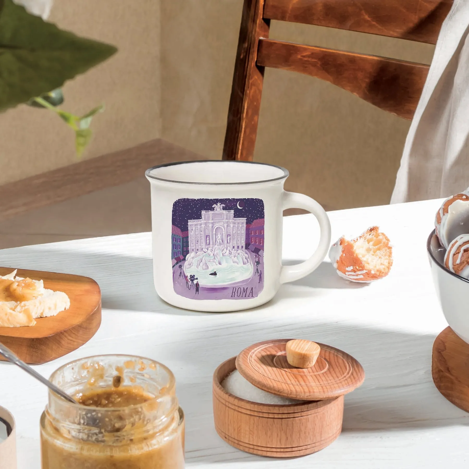 Legami Kaffeebecher*Porzellantasse - Cup-Puccino - World Cities Collection