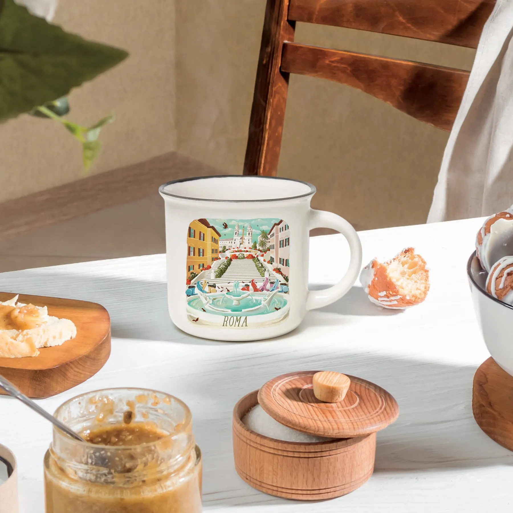 Legami Kaffeebecher*Porzellantasse - Cup-Puccino - World Cities Collection