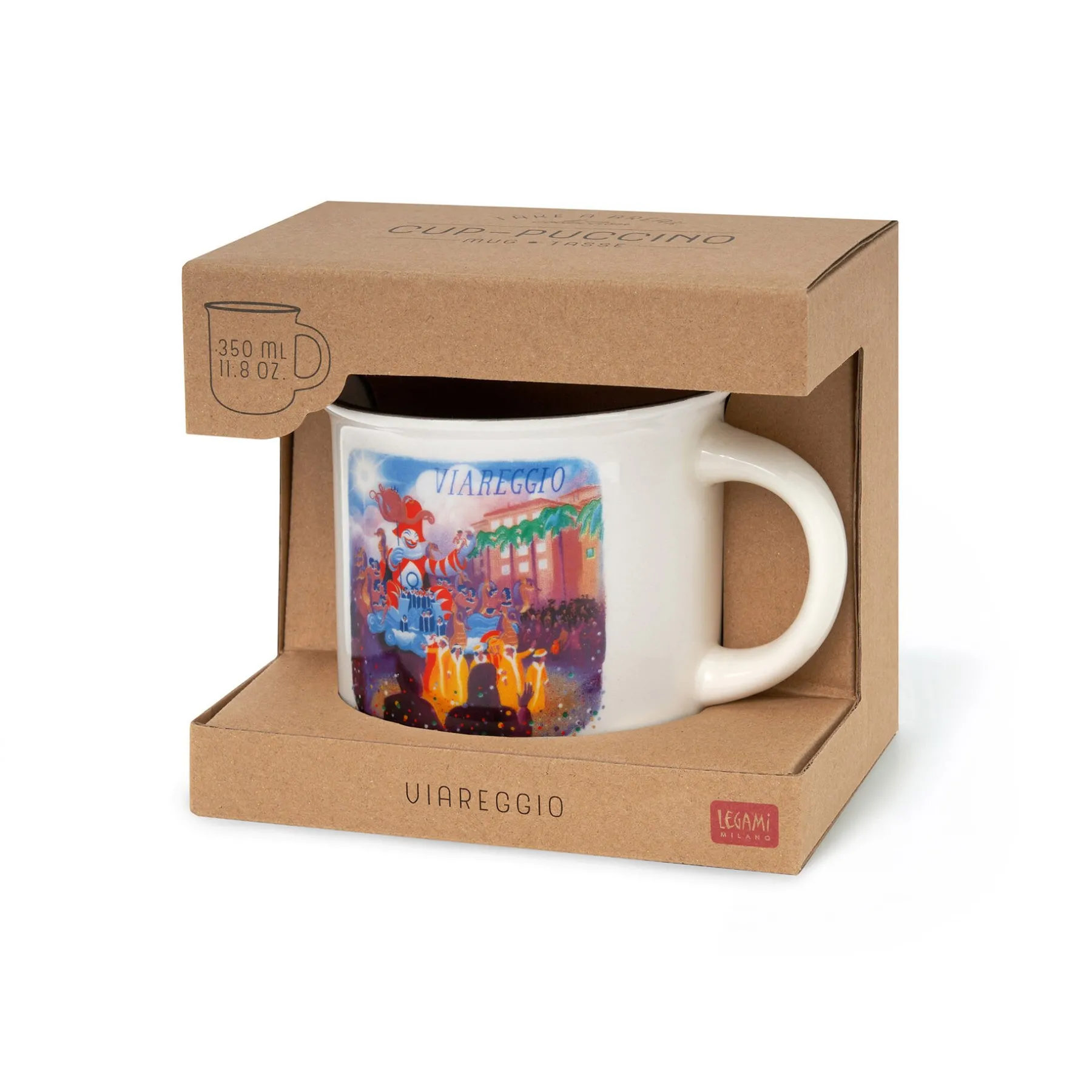 Legami Kaffeebecher*Porzellantasse - Cup-Puccino - World Cities Collection