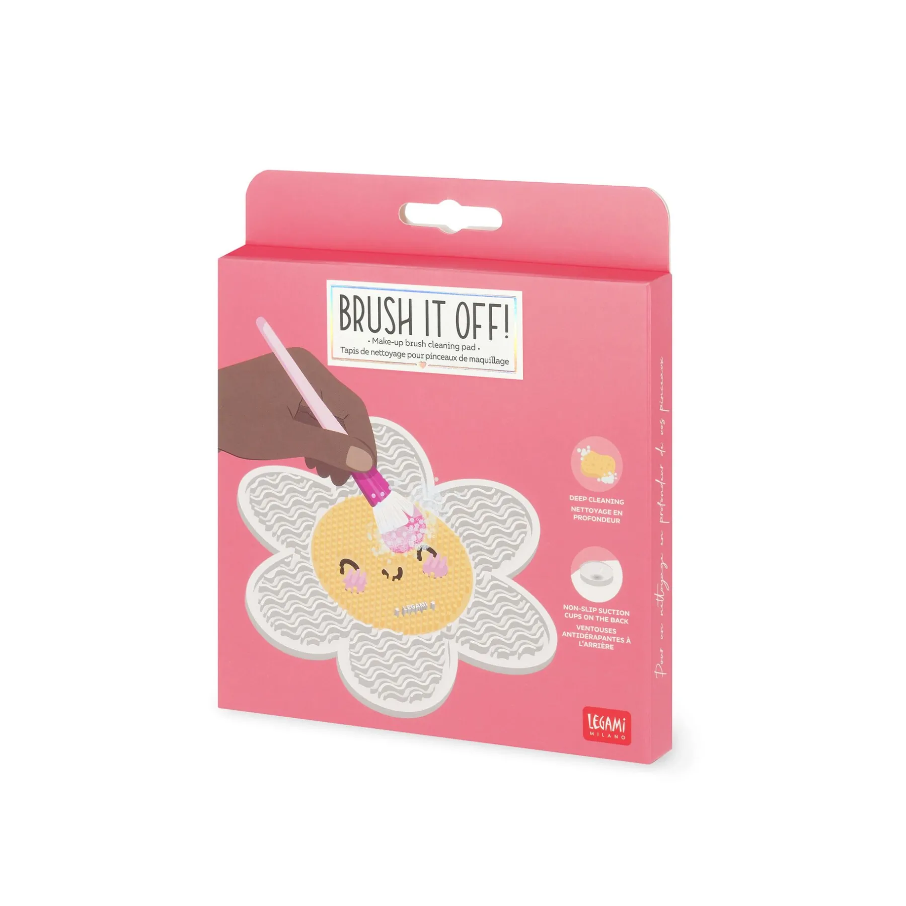 Legami Gesicht Und Körper*Reinigungspad für Make-up-Pinsel - Brush it Off!