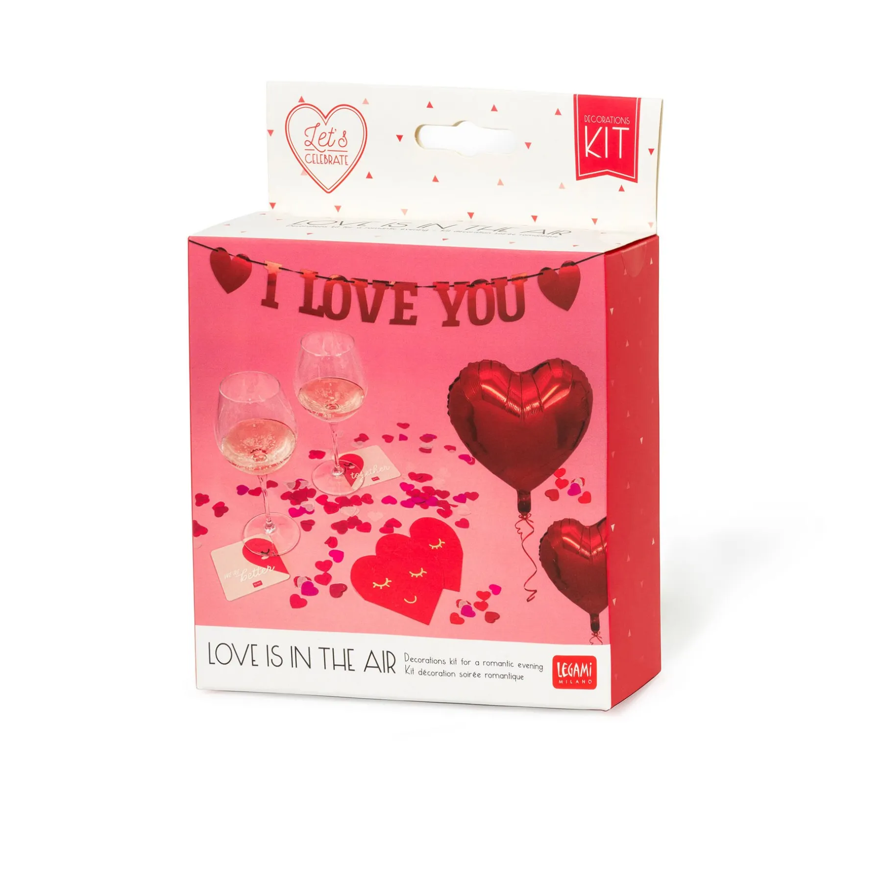 Legami Party-Accessoires*Romantisches Abenddekorationsset - Love Is in The Air
