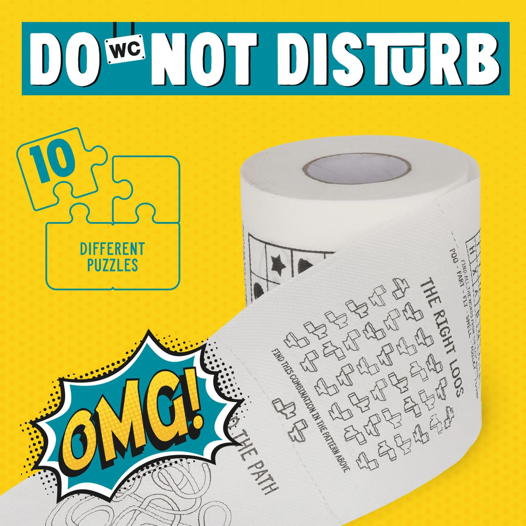 Legami Spiele*Rätsel-Toilettenpapier - Do Not Disturb