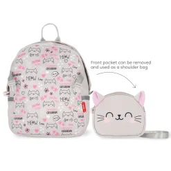 Legami Rucksäcke|Taschen*Rucksack mit abnehmbarer Tasche - So Cute!