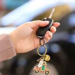 Legami Schlüsselanhänger*Schlüsselanhänger aus emailliertem Metall - What a Key Ring!