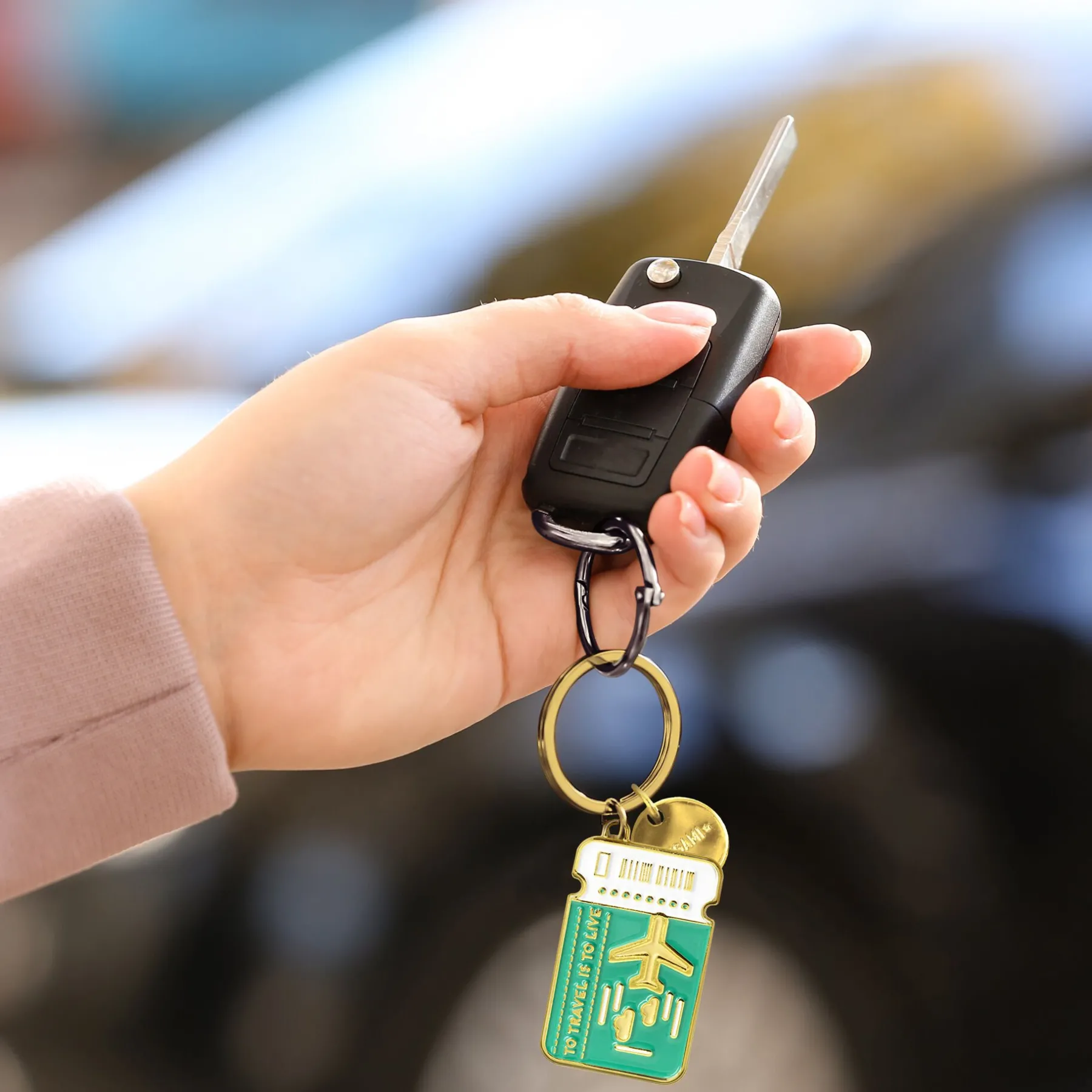 Legami Schlüsselanhänger*Schlüsselanhänger aus emailliertem Metall - What a Key Ring!