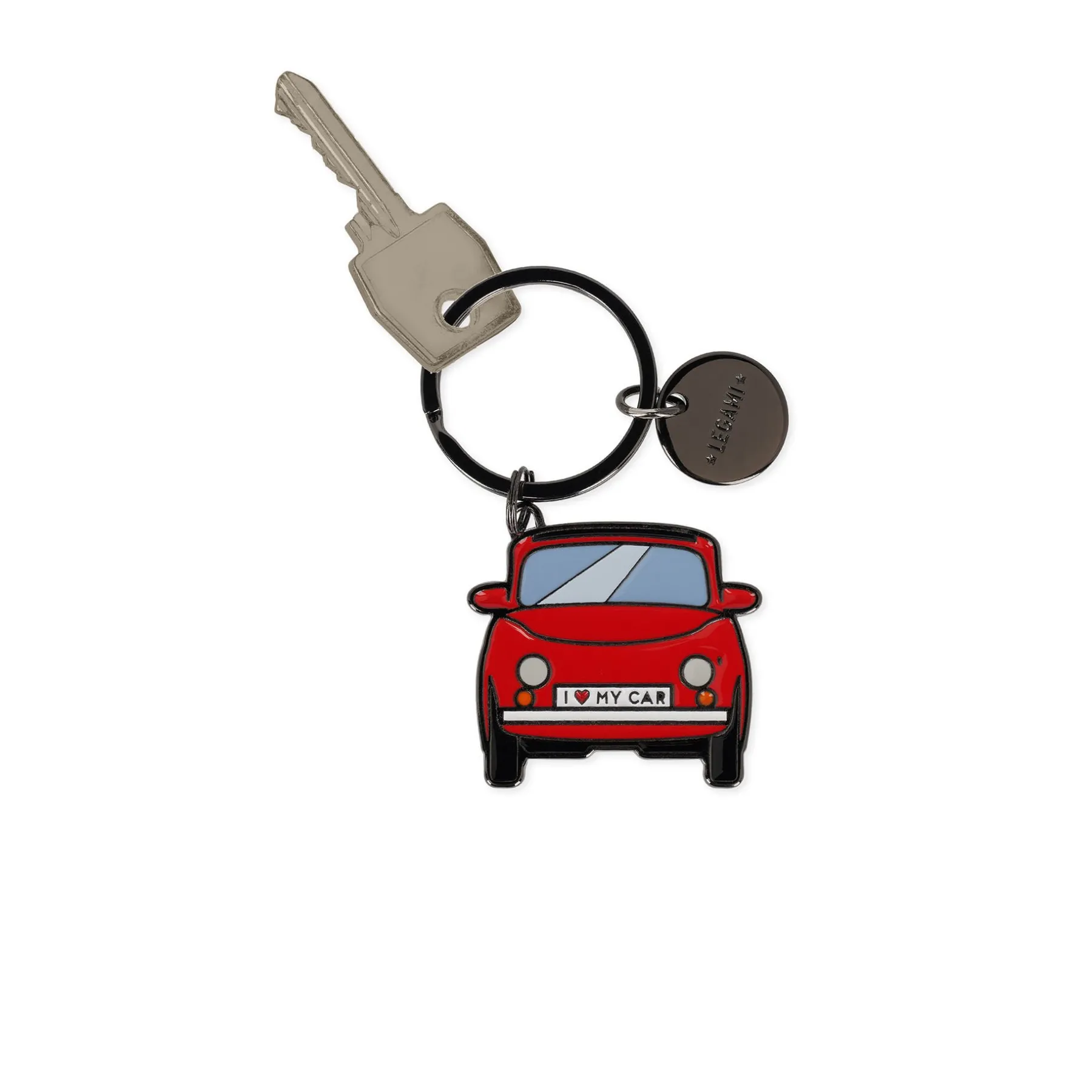 Legami Schlüsselanhänger*Schlüsselanhänger aus emailliertem Metall - What a Key Ring!