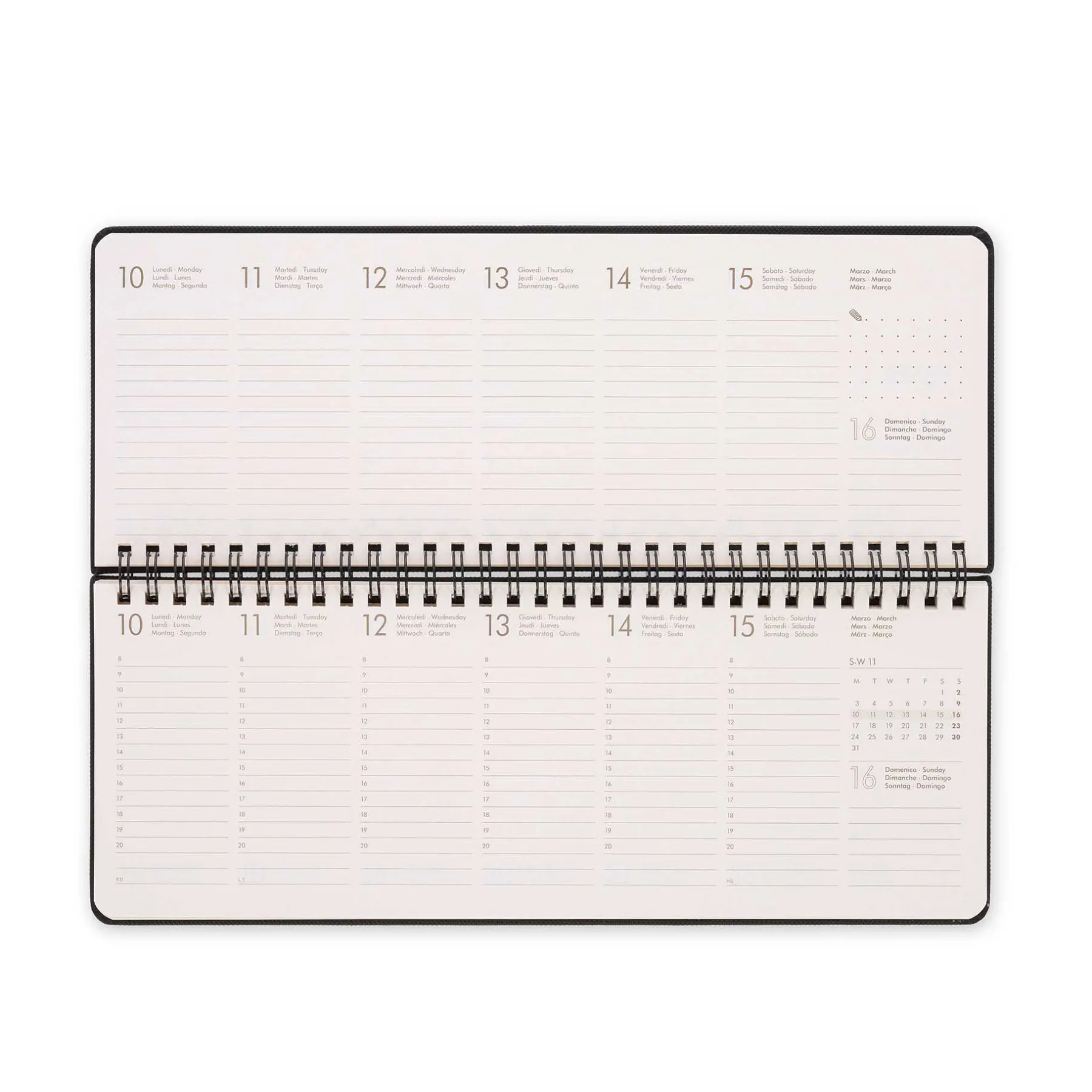 Legami Wochenplaner Für 12 Monate*Schreibtisch-Planer für 13 Monate - Desk Planner - 2025