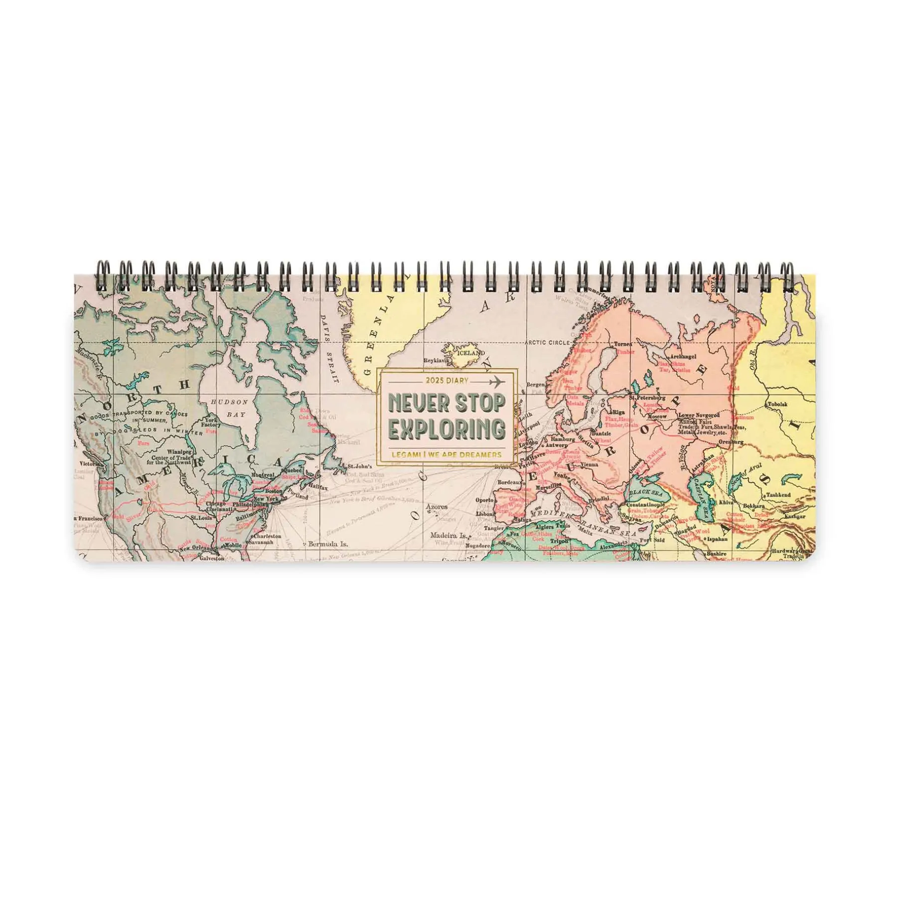 Legami Wochenplaner Für 12 Monate*Schreibtisch-Planer für 13 Monate - Desk Planner - 2025