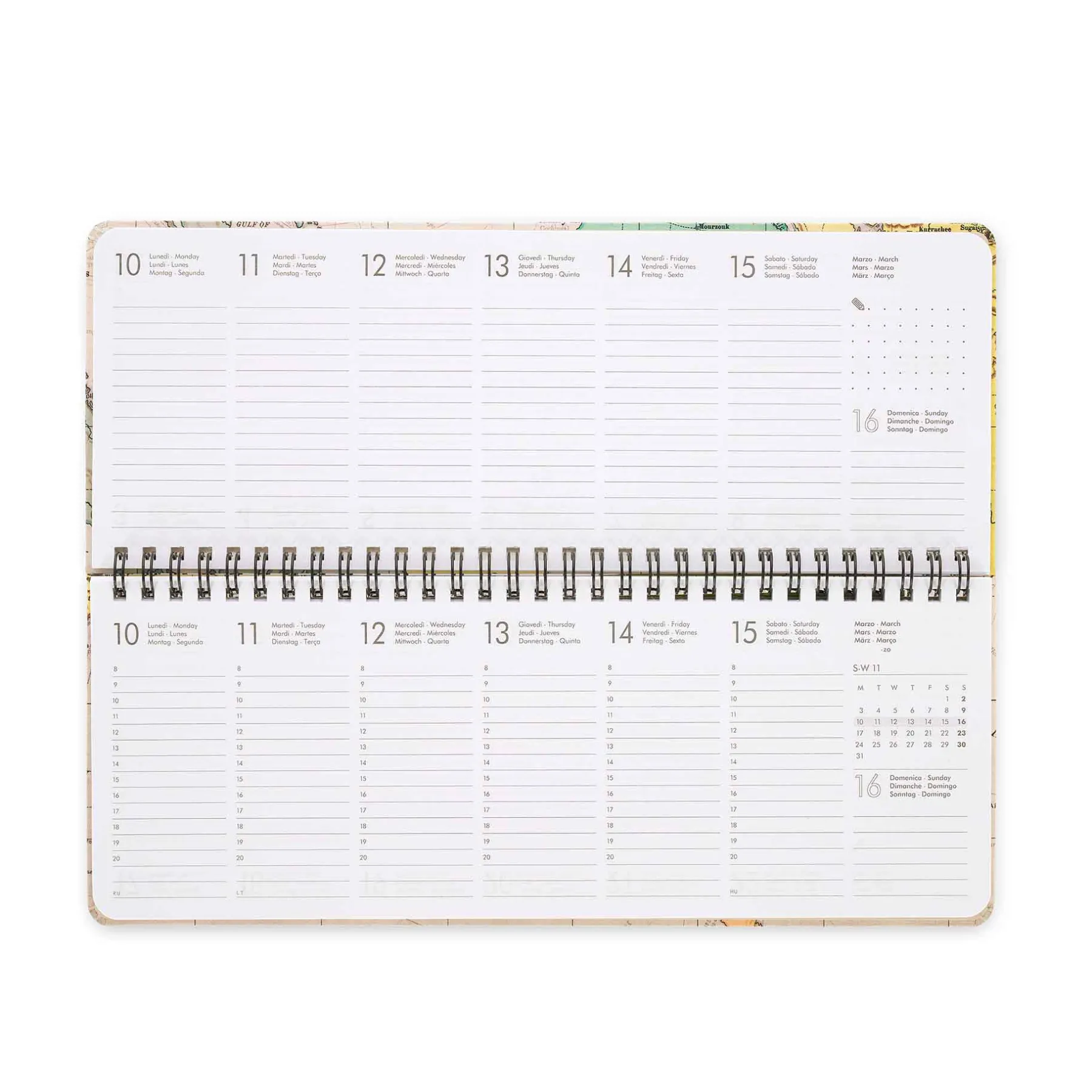 Legami Wochenplaner Für 12 Monate*Schreibtisch-Planer für 13 Monate - Desk Planner - 2025