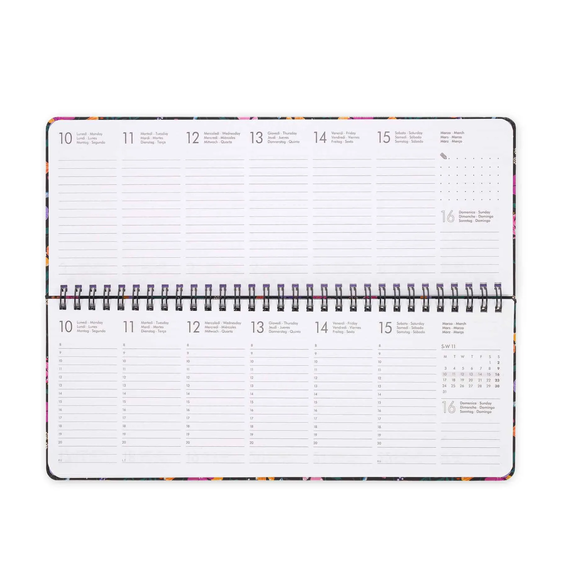 Legami Wochenplaner Für 12 Monate*Schreibtisch-Planer für 13 Monate - Desk Planner - 2025