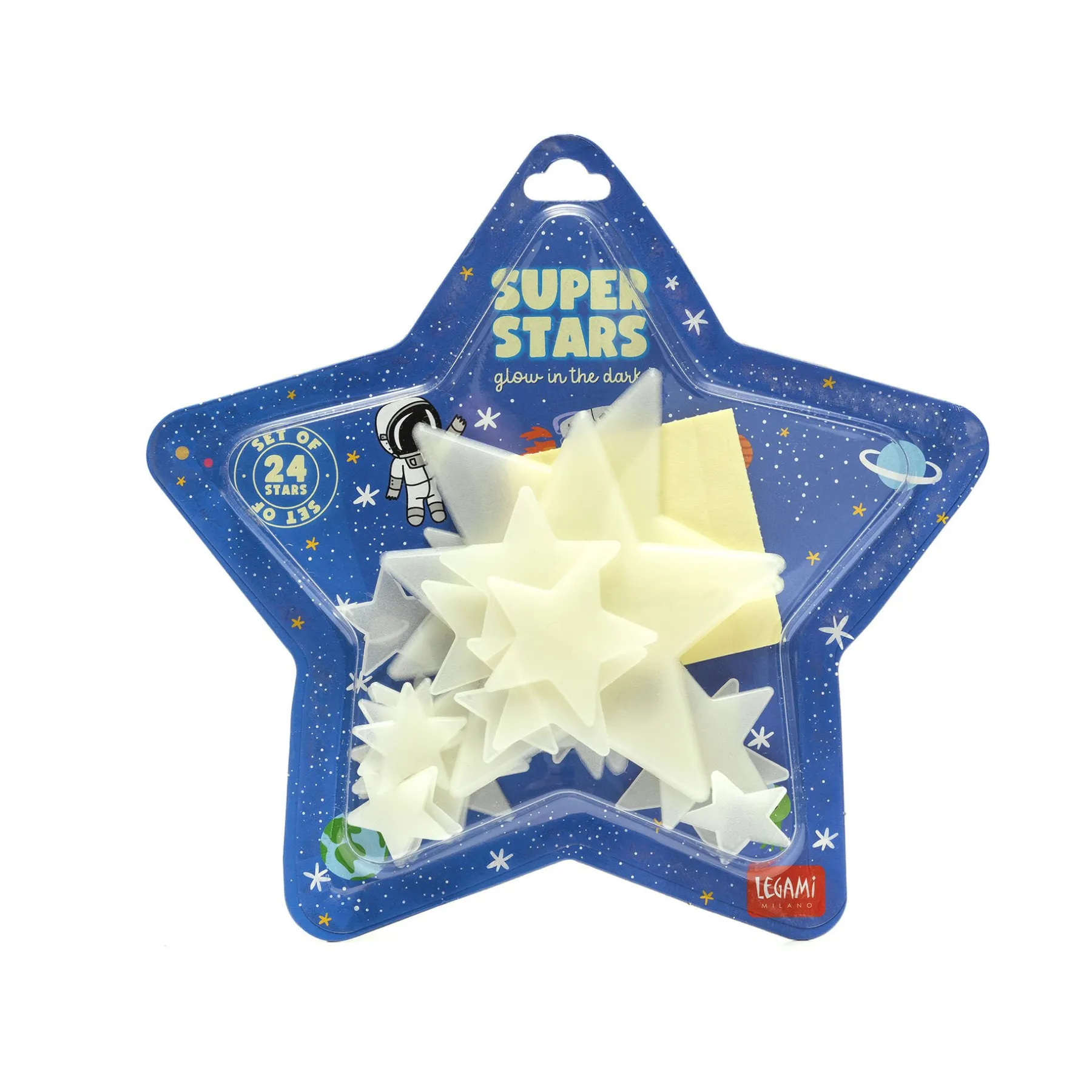 Legami Deko-Leuchten*Selbstklebende Leuchtsterne - Super Stars