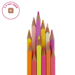 Legami Bleistifte Und Buntstifte*Set aus 12 Buntstiften - Live Colorfully