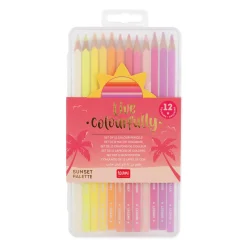 Legami Bleistifte Und Buntstifte*Set aus 12 Buntstiften - Live Colorfully