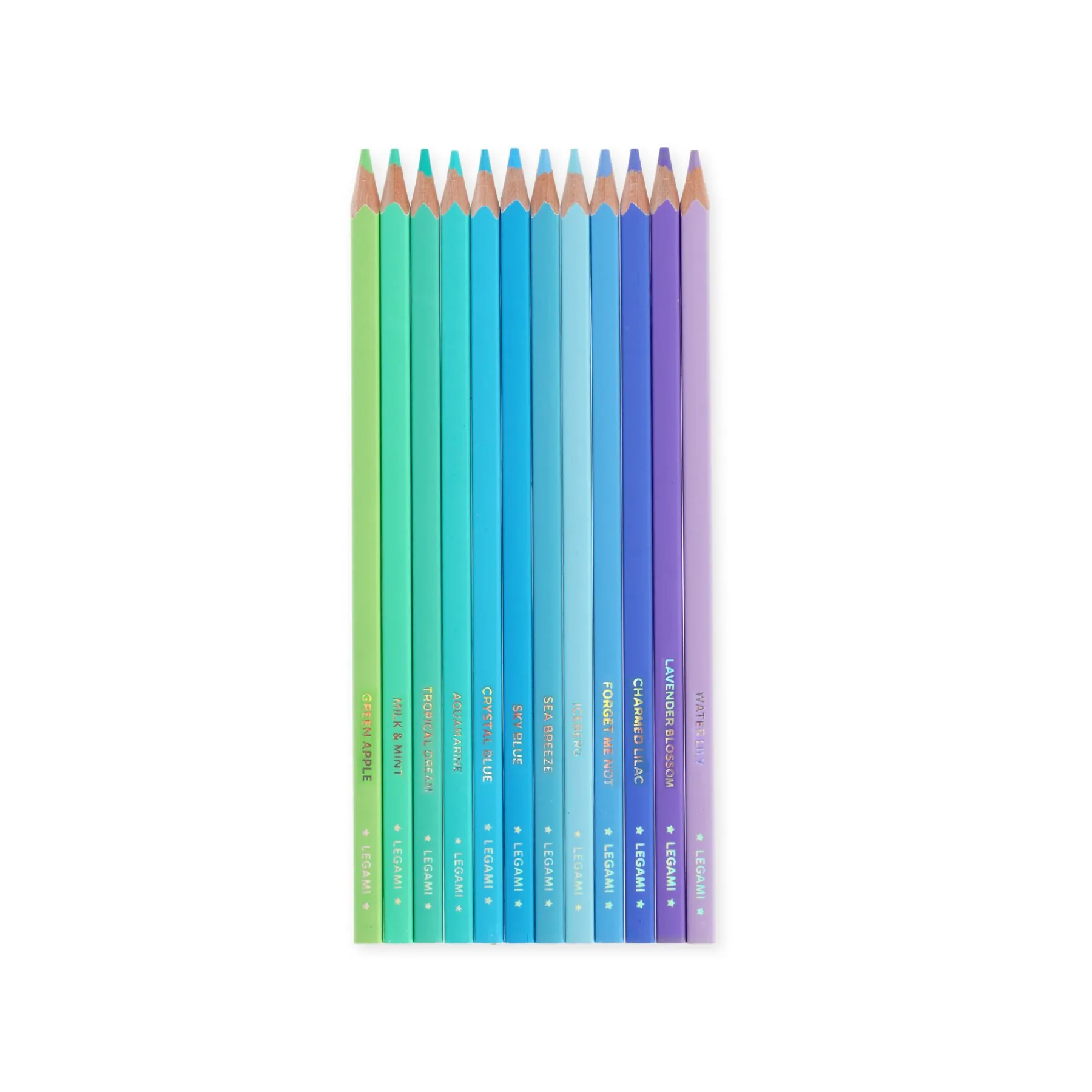 Legami Bleistifte Und Buntstifte*Set aus 12 Buntstiften - Live Colorfully