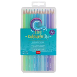Legami Bleistifte Und Buntstifte*Set aus 12 Buntstiften - Live Colorfully