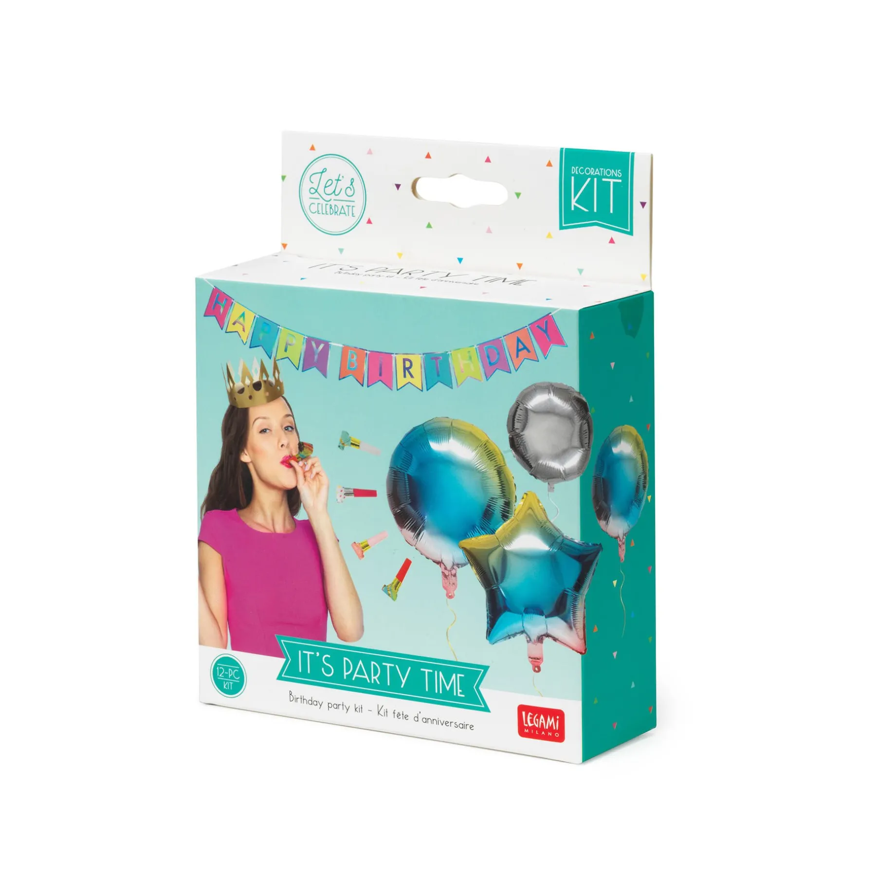 Legami Party-Accessoires*Set für Geburtstagsparty - It‘s Party Time