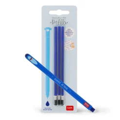 Legami Erasables Stifte Nachfüllminen|Löschbare Stifte*Set Löschbarer Stift Shark mit blauer Ersatzmine