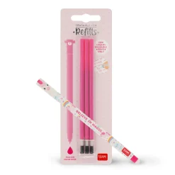 Legami Erasables Stifte Nachfüllminen|Löschbare Stifte*Set Löschbarer Stift Unicorn mit rosa Ersatzmine