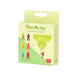 Legami Weitere Küchen-Accessoires|Cocktail Hour*Set mit 6 Glasmarkern