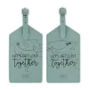 Legami Reise-Accessoires*Set mit 2 Kofferetiketten - Let's Get Lost Together