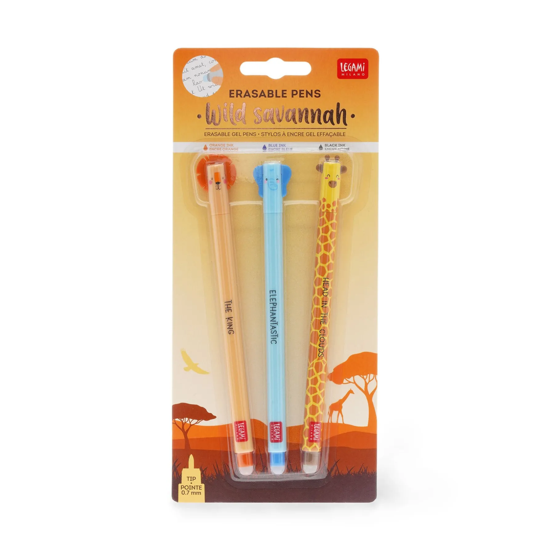 Legami Löschbare Stifte*Set mit 3 löschbaren Gelstiften - Erasable Pen