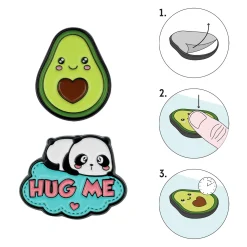 Legami Zum Verpacken Von Geschenken|Mehr Schreibwaren*Set mit 2 Metallklammern - Cutie